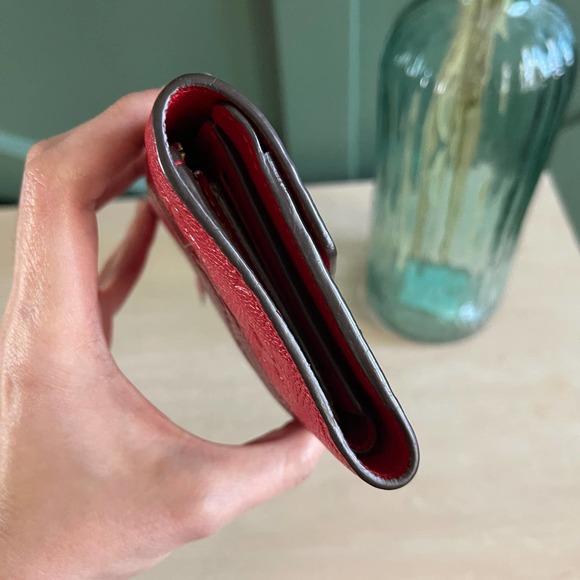 Louis Vuitton Empreinte Curieuse Leather Wallet Red Cerise SP1175 - Picture 10 of 15